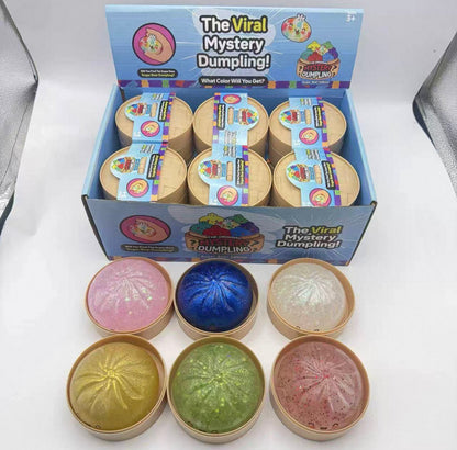 Viral Steamer Dumpling Squishy Toy | Slow Rising Stress Relief Fidget Toy
