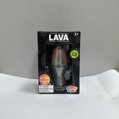 Schylling LAVA Squish N' Flow Glow in The Dark Fidget Toy, Lava Lamp Shaped Squeeze Sensory Stress Relief Toy for Kids & Adults, Holiday Gift
