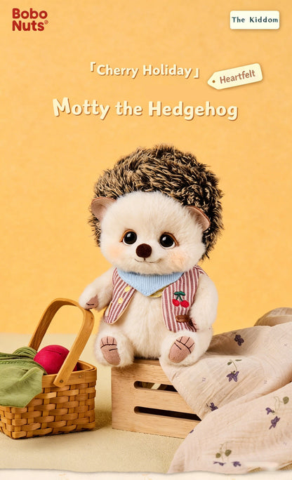 Bobo Nuts | Motty Hedgehog Cherry Holiday Plush Toy