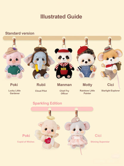 Bobo Nuts | The Little Dreamers Plush Toy Bag Charm