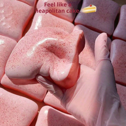 Squishy Toast Slow-Rise Stress Reliever – Realistic Desk Decor
