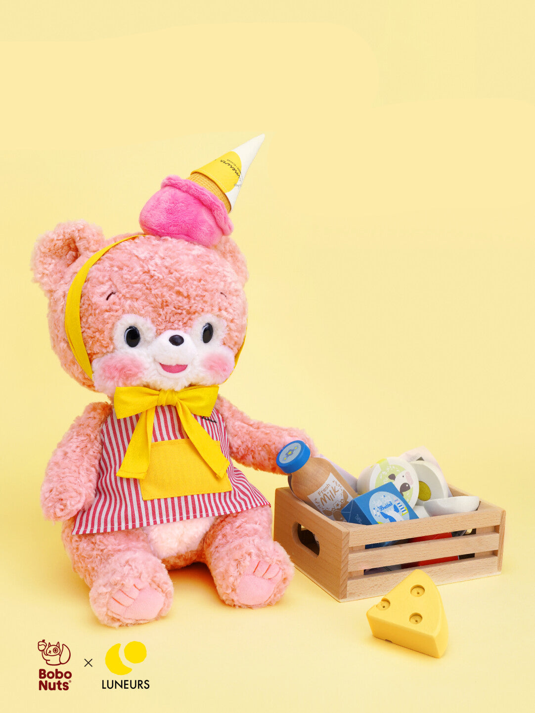 Bobo Nuts | Pâtissier Nikkie Bear Plush Toy