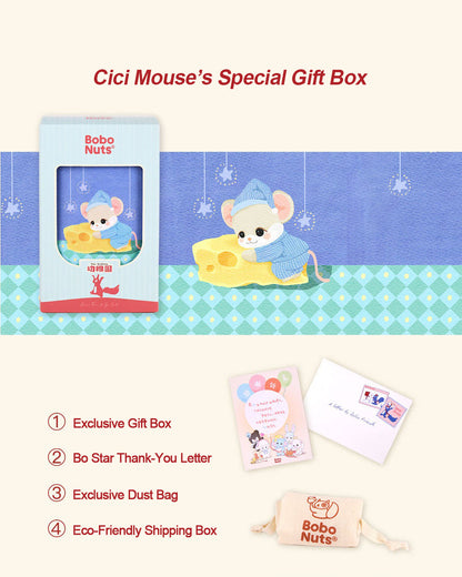 Bobo Nuts | Cici Cheese Mouse Plush Toy