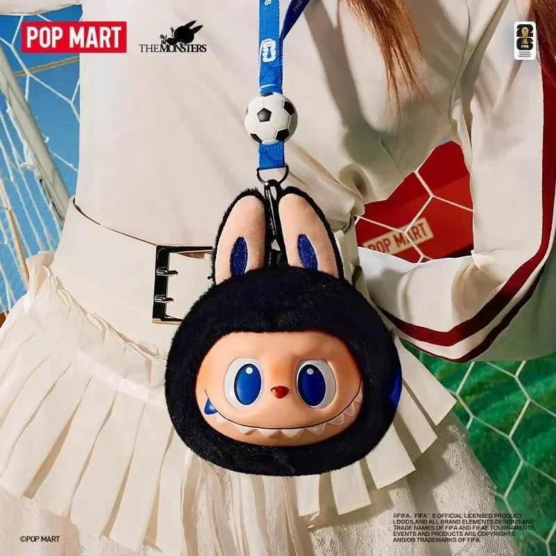 POP MART Labubu The Monsters x FIFA Series Plush Doll Pendant Blind Box | Kawaii Collectible Ornament & Home Decor