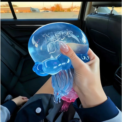 Needoh Jellyfish Squishy Fidget Toy, Stress Relief Squeeze Toy for Anxiety & Focus