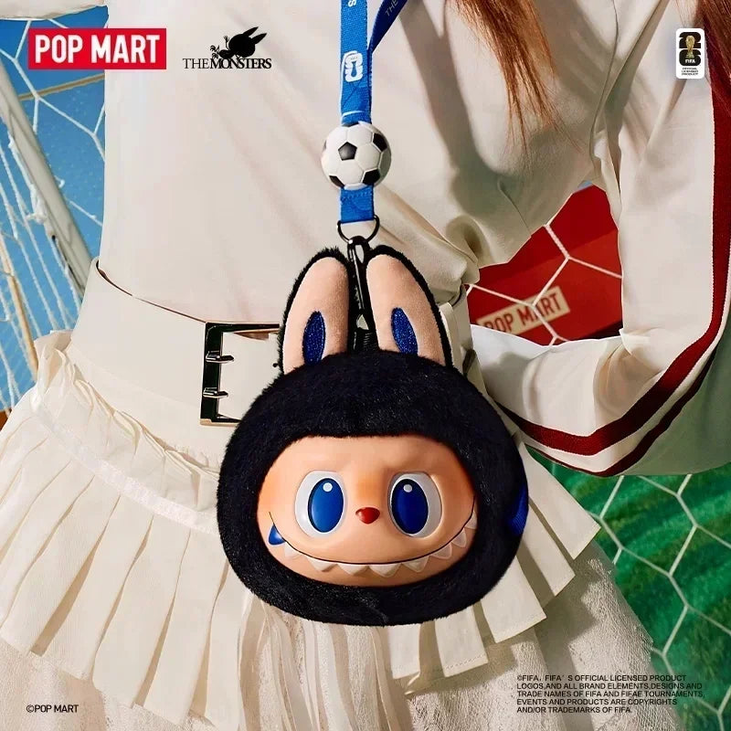 POP MART Labubu The Monsters x FIFA Series Plush Doll Pendant Blind Box | Kawaii Collectible Ornament & Home Decor