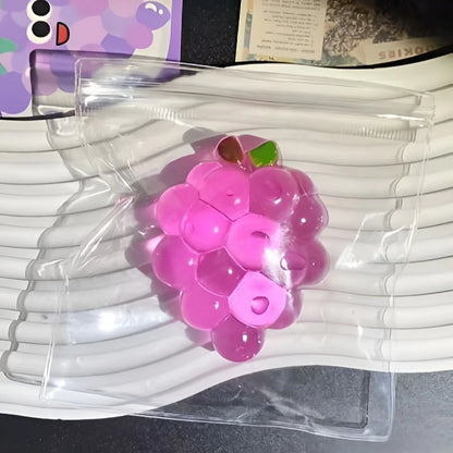 Grape Squishy Toy, Slow Rising Stretchy Fruit Squeeze Stress Relief Sensory Toy