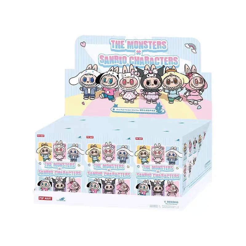 Labubu THE MONSTERS × SANRIO CHARACTERS Blind Box Cute Cartoon Decor