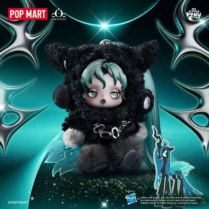 New Genuine POPMART SKULLPANDA × My Little Pony Series Plush Doll Pendant Blind Box Toys Cute Anime Action Figure Surprise Gift